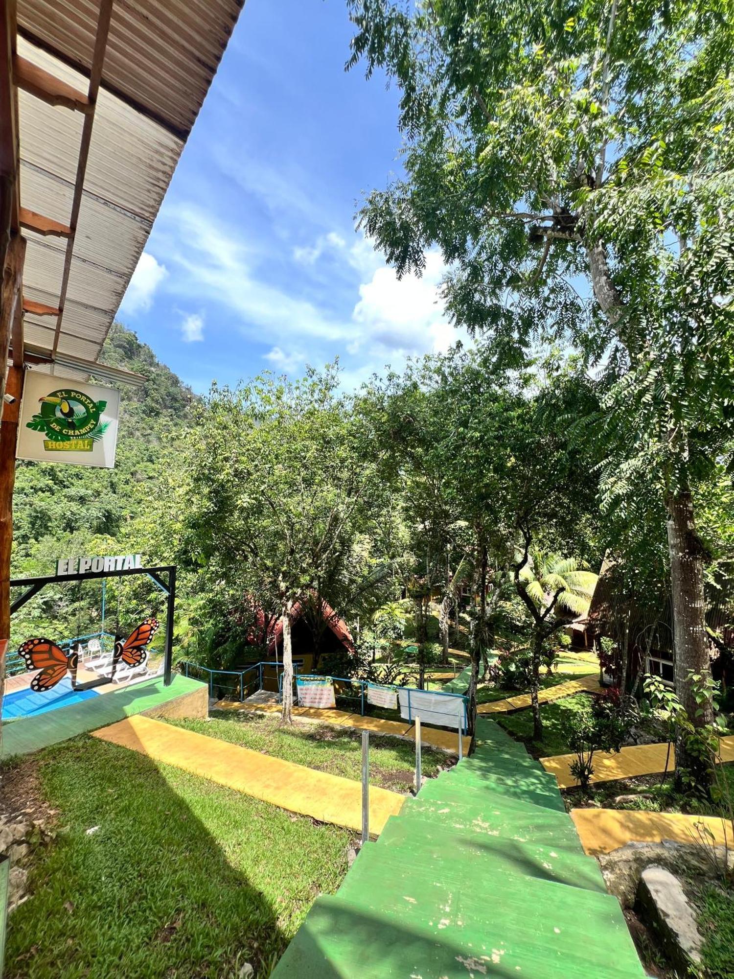 הוסטל לאנקווין El Portal De Champey מראה חיצוני תמונה